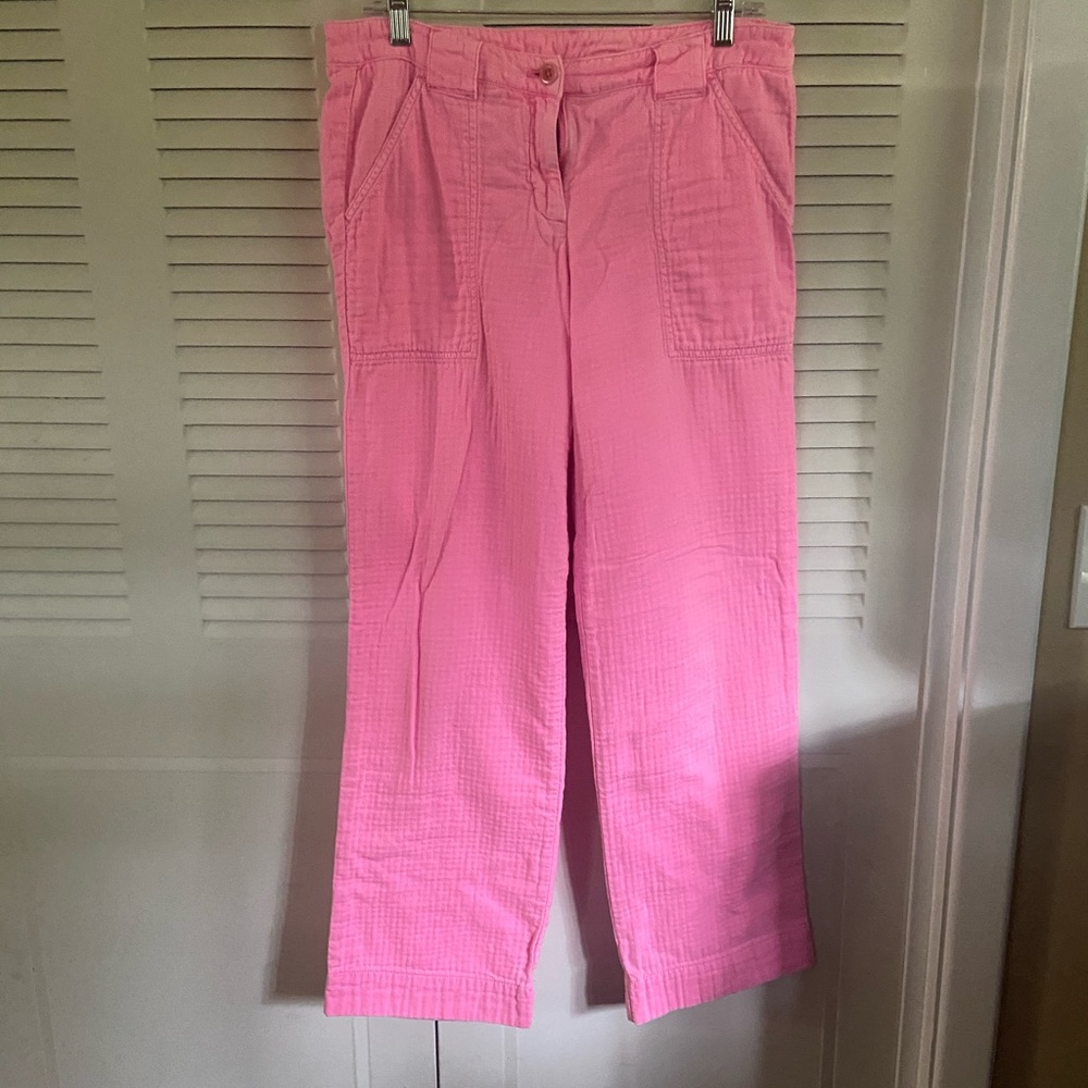 J. Crew Bright Pink Sz 6 City Pant